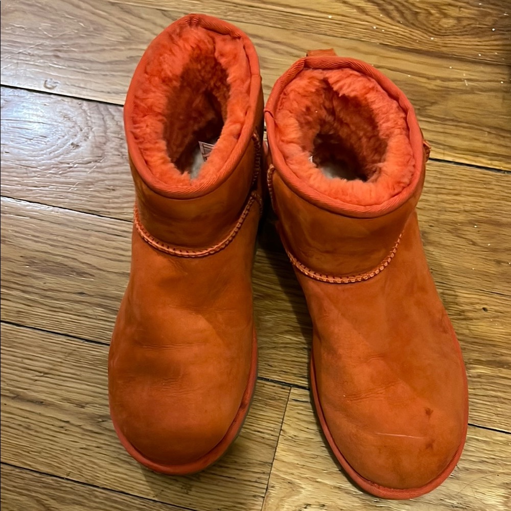 Cozy Orange Women ugg Boots